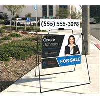 Sidewalk Signs Wire Frame