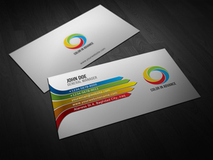 full color business cards printed with a fast turn time puyallup colors business cards