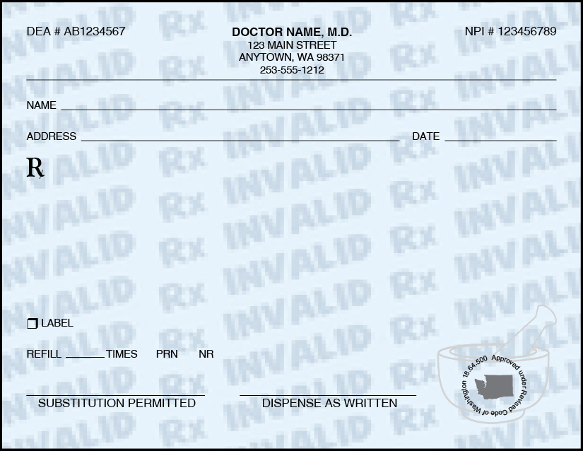 prescription format